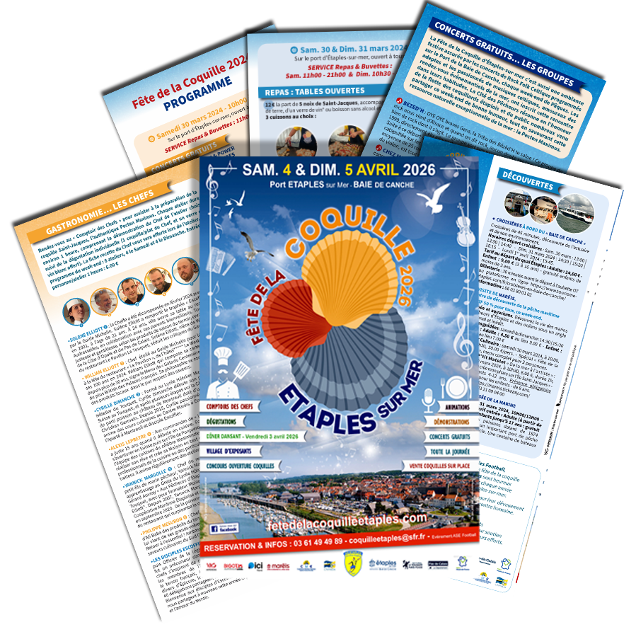 PROGRAMME Fête de la Coquille Etaples-sur-Mer 2026